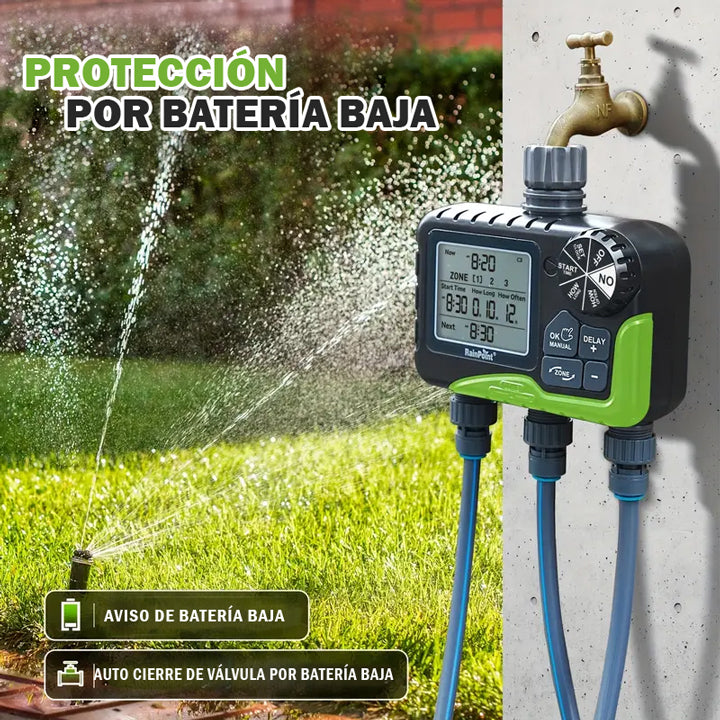 timer de riego para tres zonas