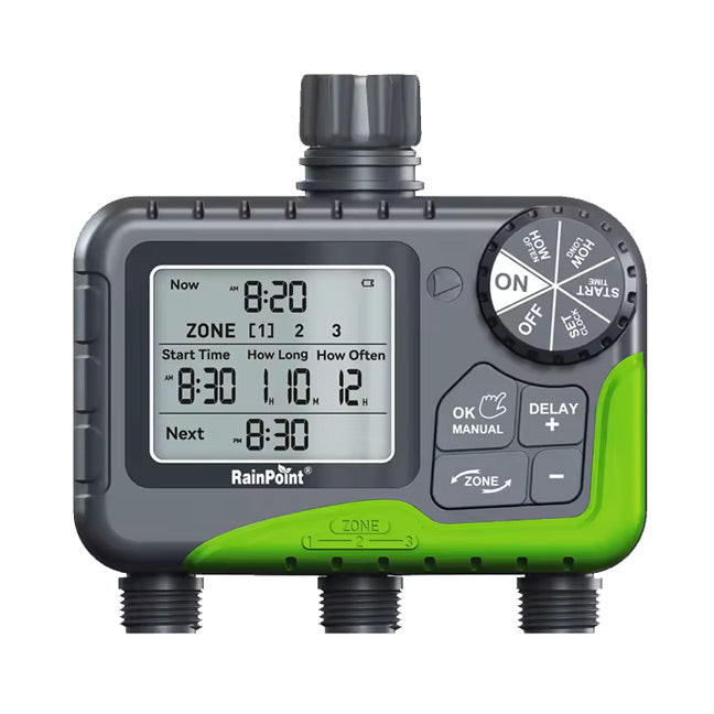 temporizador de riego de 3 estaciones