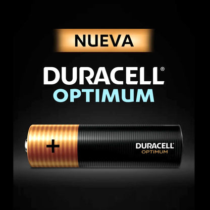 2 Pilas Duracell Optimum AA - Máximo Rendimiento y Potencia Extra