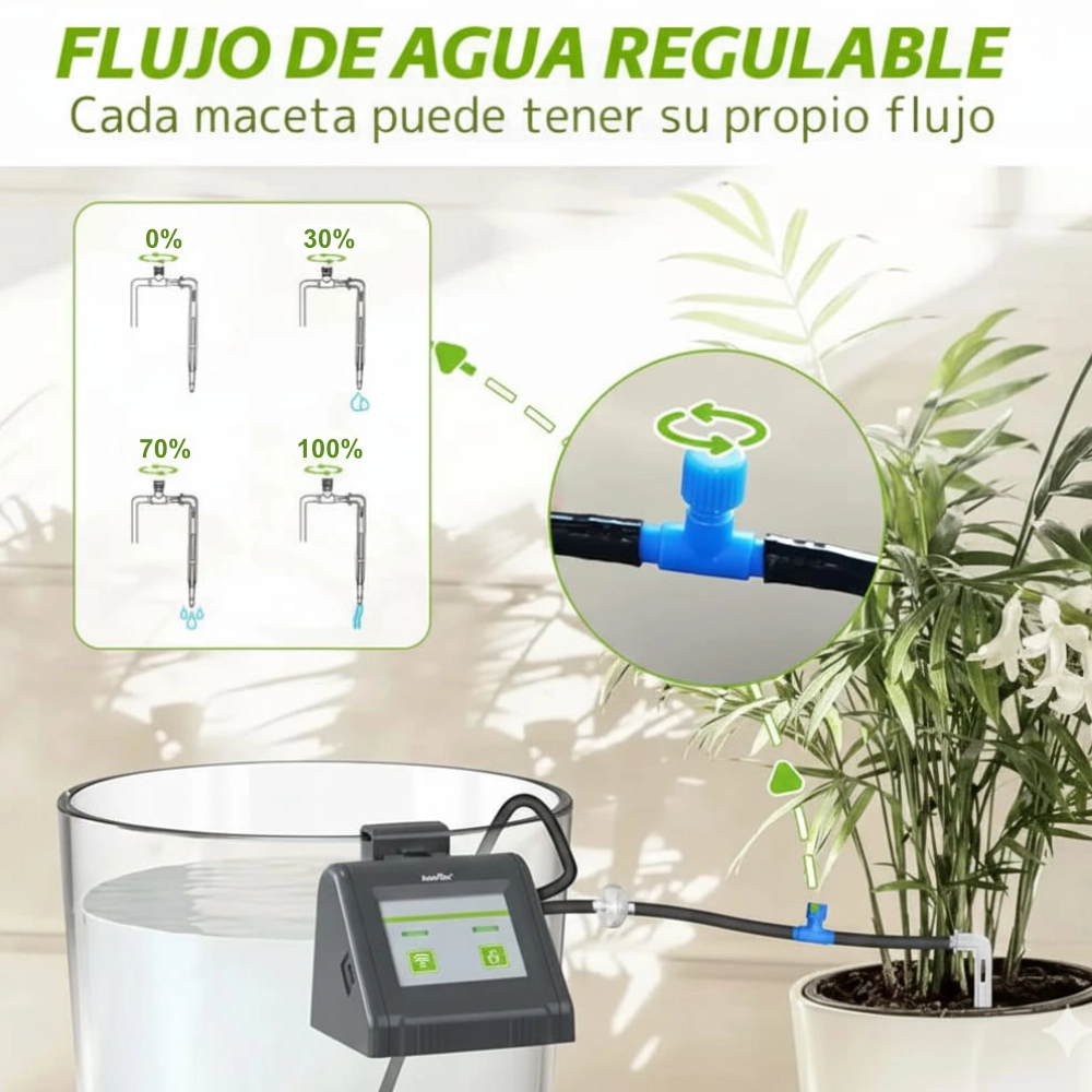 kit para riego automatico de maceteros de interior