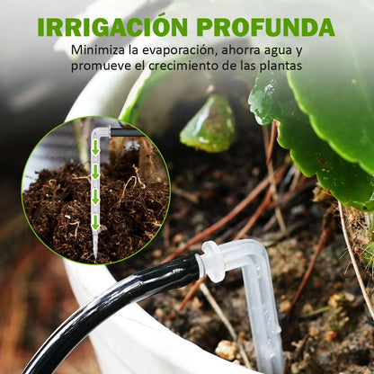 Kit de riego autómatico por goteo - USB Smart - Hasta 10 maceteros