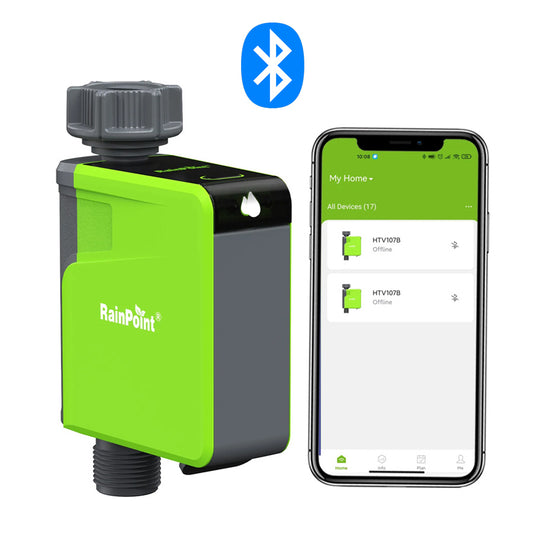 Programador de riego automático 1 zona - Bluetooth + App Rainpoint