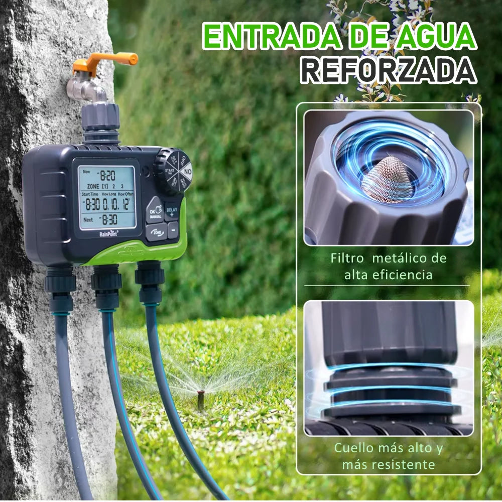 temporizador riego automatico para llave